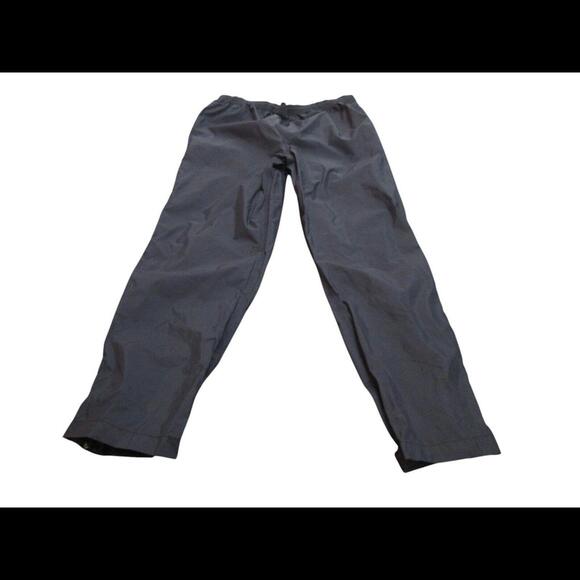 LL Bean Nylon Pants Black Size L Pull On Stretch Outdoor Comfort High Rise - Picture 2 of 14